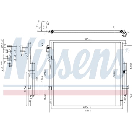 Nissen A/C Condenser, 940407 940407